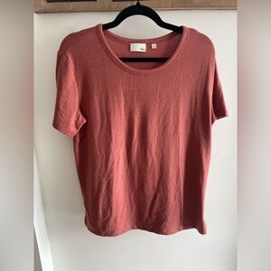 Wilfred Terracotta Short Sleeve Tee